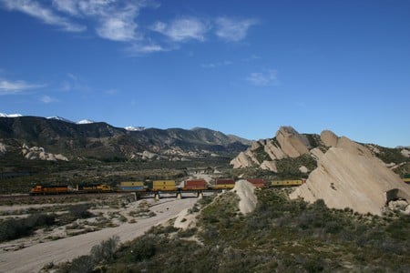 Riding the Rails - trains, railroads, mountains, rocks