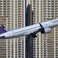 Boeing 757 Leaving Las Vegas