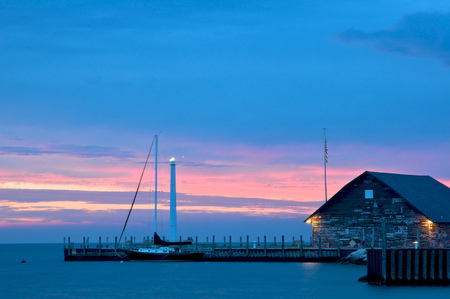 Dock - sky, places, popular, dock, county, blue, water, colors