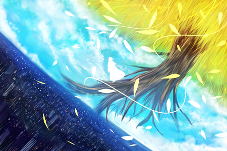 two worlds - anime, art, awsome, manga