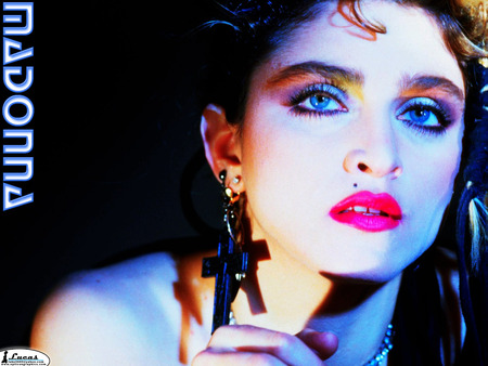 Madonna - colorful, female, singstar, makeup