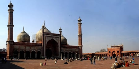 jama - indian monument, architecture, jama, masjid