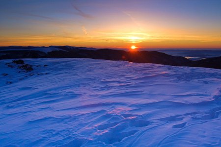 The Balkan - sky, mountain, snow, photography, sun, winter, bulgaria