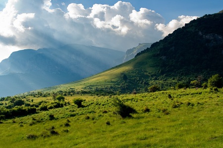 Central balkan - sky, mountain, beautiful, green, photo, bulgaria