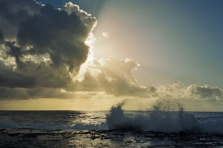 beautiful sunset - sunsets, beach, sea, sun