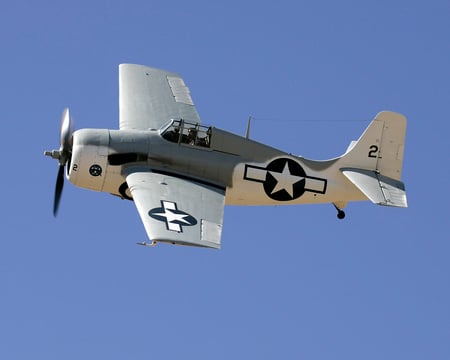 Grumman FM-2 Wildcat - fighter, american, wildcat, usaf, ww2, grumman, navy