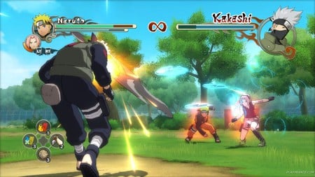 Storm 2 Ninjas - storm, ultimate, sakura, 2, boss battle, ninja, ko, naruto, kakashi, shirakin