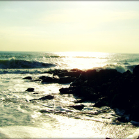 sunrise in the beach