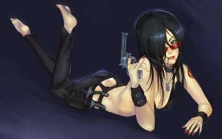 Fantasy Female - female, girl, fantasy, gun