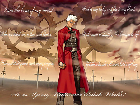 Unlimited Blade works - ubw, archer, fsn, emiya