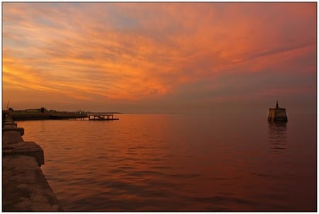 Peace - sunsets, lake, tranquility, nature, peaceful