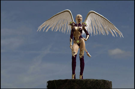 Angel - fantasy, angel, 3d, beautiful