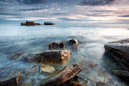 Wild Water - sky, blue, photography, light, water, sea, bulgaria, rocks