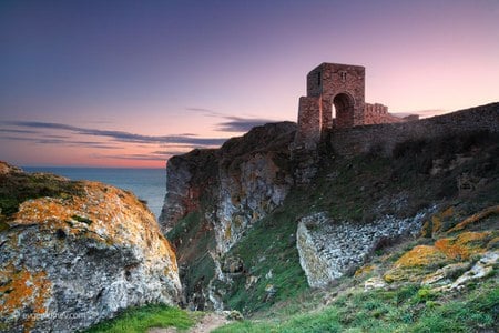 Kaliakra Fortress - rocks, photography, sunset, sea, black sea, bulgaria