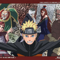 The Five Great KAGES including NARUTO