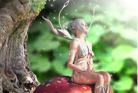 Fairy - fairy, 3d, fantasy, beautiful