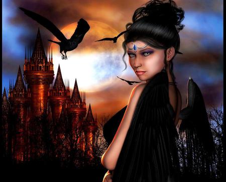 Dark Angel - dark, fantasy, angel, 3d