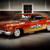 1966 Mercury Comet drag race funny car