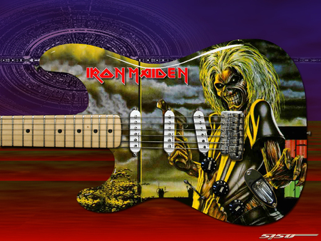 Iron Maiden - music, metal, band, maiden, iron