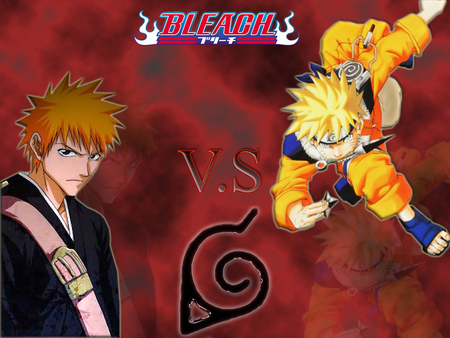 Bleach VS Naruto - anime, naruto, red, bleach, ichigo