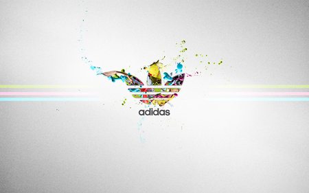 Adidas - brands, abstract, fashion, adidas, colourful