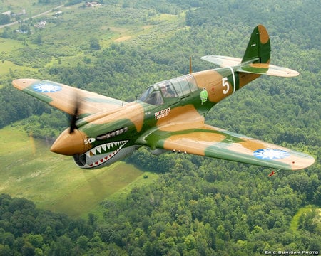 Curtiss P-40N Warhawk - warhawk, war, ww2, p40, fighter, usaf, curtiss, world