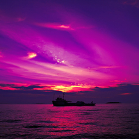 Purple sunset