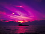 Purple sunset