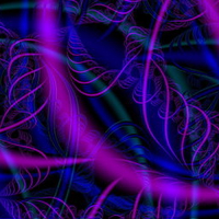 Fractal 6 in Blue and Purple.