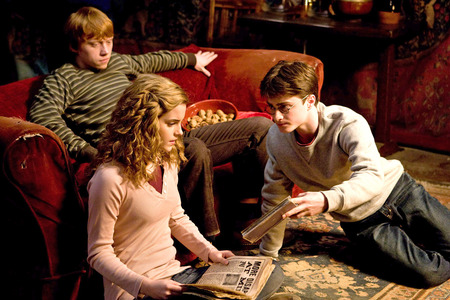 Harry , Ron and Hermione - half-blood prince, hermione, ron, harry