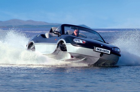 Boat Car - in water, picture, boat car, cool