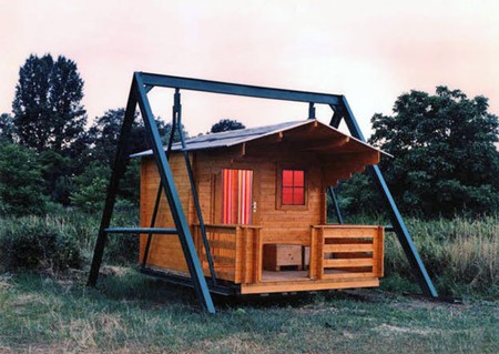 Swing House - house, swing, cool, picture