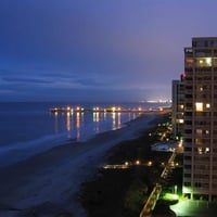 Myrtle Beach At Dusk