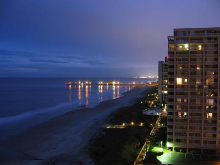 Myrtle Beach At Dusk