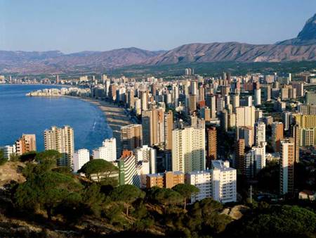 Benidorm - sea, coast, beach, sun