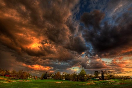 Beautiful Clouds - colorful, clouds, picture, beautiful