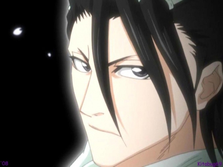 Byakuya - anime, bleach, dark, boy