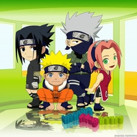 Naruto,Sakura,Sasuke,Kakashi