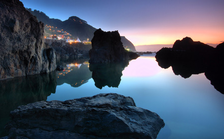 relax - reflections, calm, lake, sky