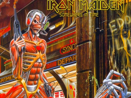 Iron Maiden - iron maiden, metal, time, maiden, iron, heavy, somewhere