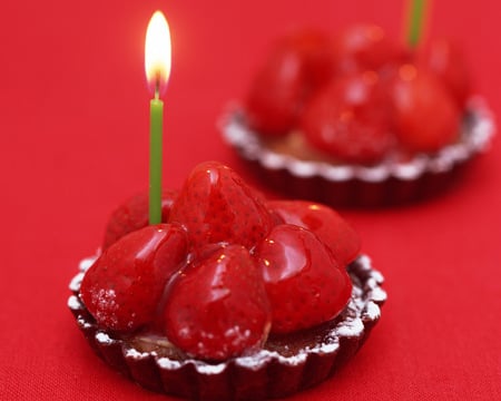 Strawberry Chocolate Dessert - love, strawberry, valentines day, dessert, chocolate