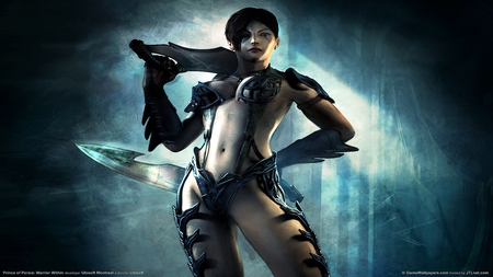 Warrior Girl - warrior, hot, girl, sword, games