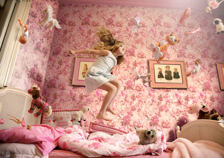 Pink bedroom - bedroom, pretty, pink, nice, girl