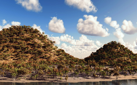 Montera - nature, blue sky, mountain, trees