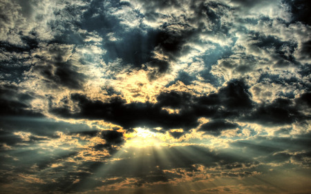 Xplosion of light - sky, sun