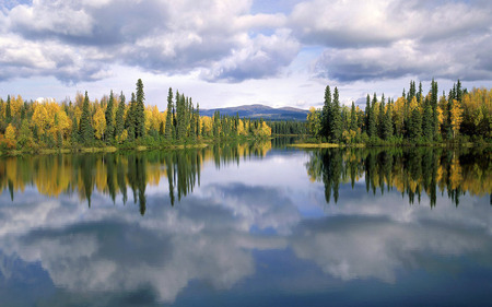 Dragon Lake !!! - water, sky, tree