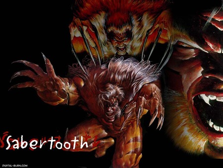 Sabertooth - action, comics, hero