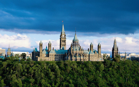 Parliament Building, Ontario[Canada] - tree, bulding