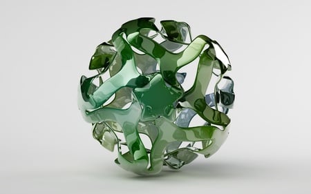 green ball - 3d-color-green-ball