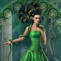 Lady in Green